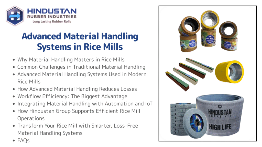 Advanced Material Handling Systems in Rice Mills